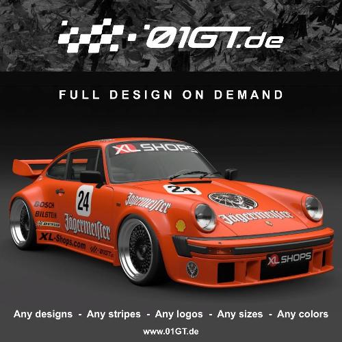 1 - Racing et Trackday On-demand sticker decals 