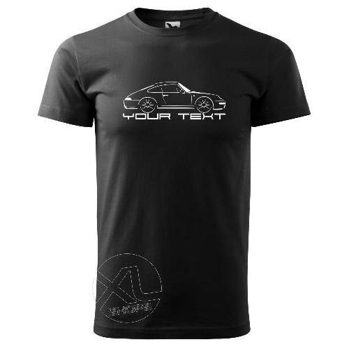 PORSCHE 911 993 Men Tshirt with customizable text 01GT