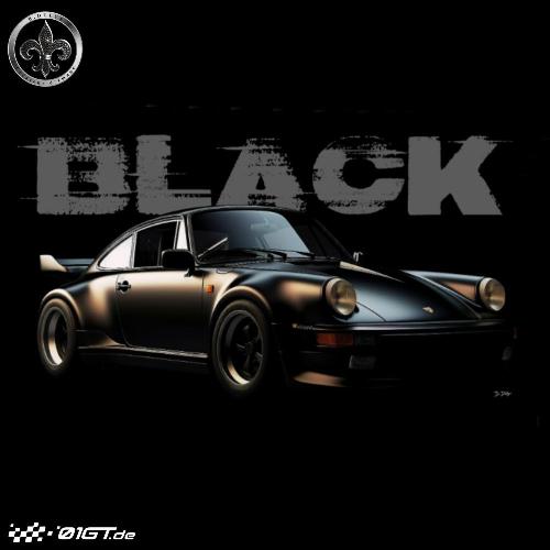 BLACK 911 930 TURBO Porsche tshirt unisex men women 01GT